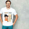 Camiseta Blanca Manga Corta – Arte Dragon Ball