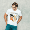 Camiseta Blanca Manga Corta – Arte Dragon Ball