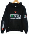 buzonegro Buzo Negro con Capota Estampado