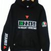 buzonegro Buzo Negro con Capota Estampado