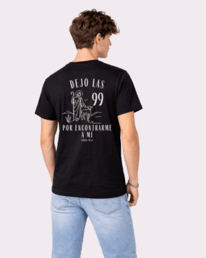 camiseta negra cristiana dejo las 99 por mi