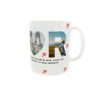 Mug 11 oz Collage AMOR con Frase Personalizada