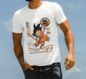Camiseta Blanca Son Goku