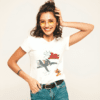 Camiseta Blanca Estampado Tom and Jerry
