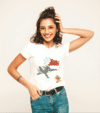 Camiseta Blanca Estampado Tom and Jerry