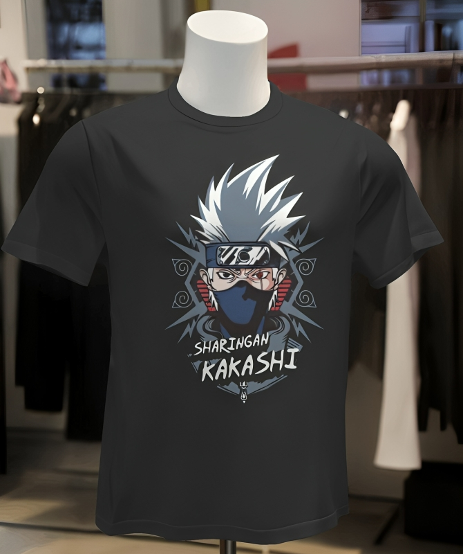tshirt-mockup-on-a-female-headless-mannequin-00177 Camiseta Arte Kakashi