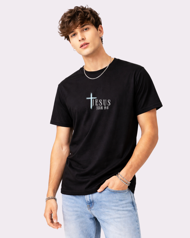 Camiseta Cristiana Jesús Camino Verdad y Vida | Juan 14:6