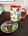 Combo Mario Bros Mug + Portavasos