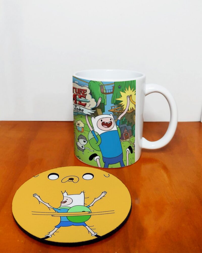 Mug + Portavaso Hora de Aventura