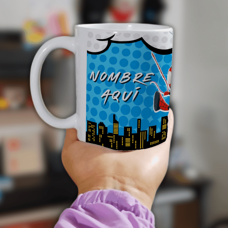 Mug blanco 11onz spady y sus amigos cumple 1 Mug Infantil Personalizado para Niños Spady y sus Amigos