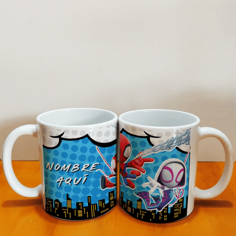 Mug blanco 11onz spady y sus amigos cumple Mug Infantil Personalizado para Niños Spady y sus Amigos