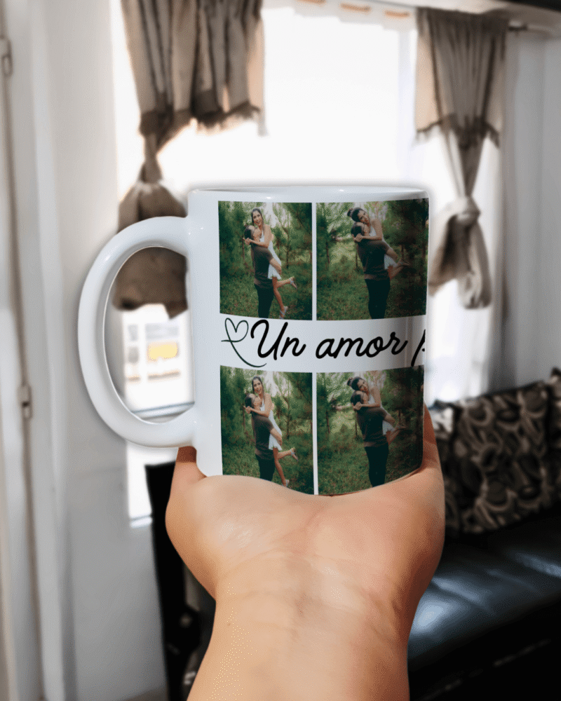 Mug personalizado 11 oz con fotos para pareja