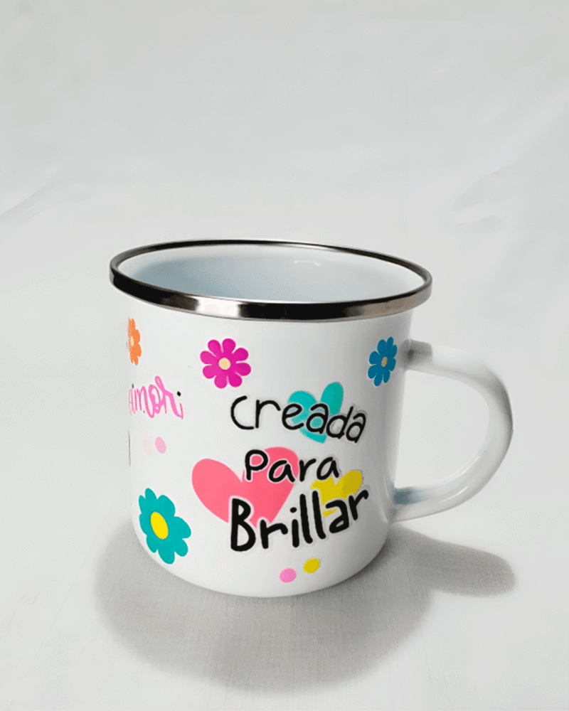 mug peltre 6onz fuerte y bendecida 1 Mug Peltre 6 onzas Fuerte y Bendecida personalizado, regalo personalizado