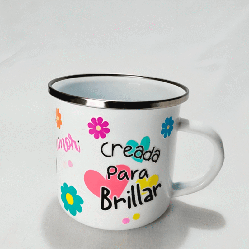 mug peltre 6onz fuerte y bendecida 1 Mug Peltre 6 onzas Fuerte y Bendecida personalizado, regalo personalizado
