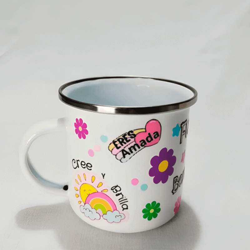 mug peltre 6onz fuerte y bendecida 2 Mug Peltre 6 onzas Fuerte y Bendecida personalizado, regalo personalizado