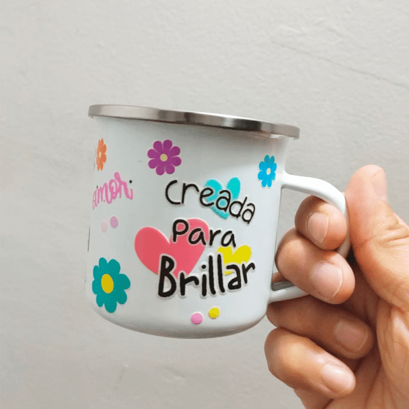 mug peltre 6onz fuerte y bendecida Mug Peltre 6 onzas Fuerte y Bendecida personalizado, regalo personalizado