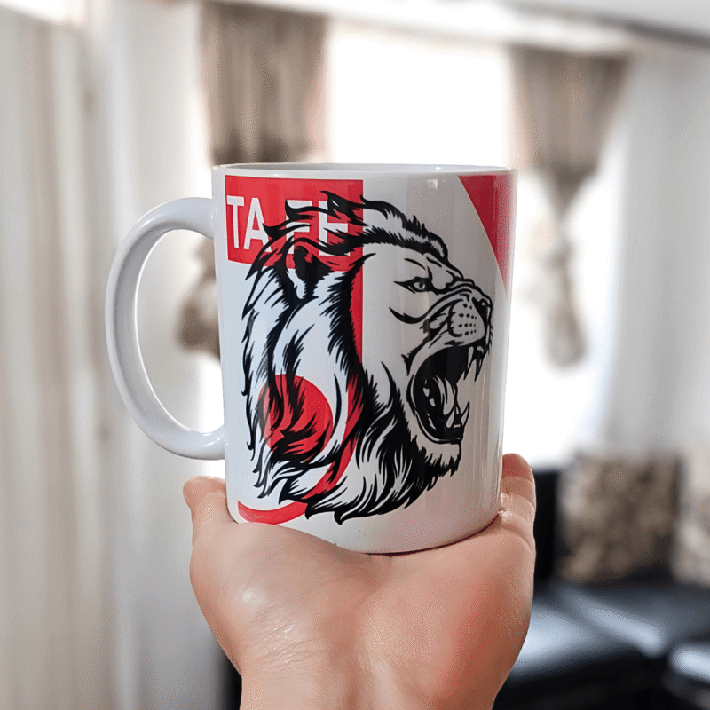 publicaciones para instagram y facebook (6) Mug tipo fan Independiente Santa Fe