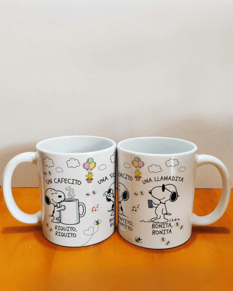 Mug Personalizado Snoopy Bonito Bonito