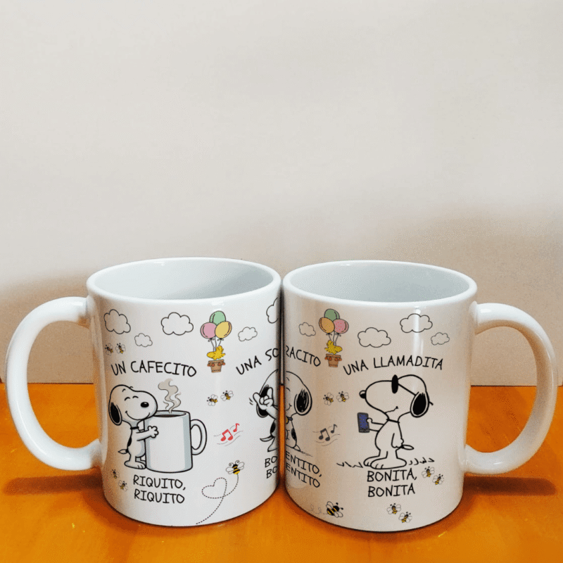Mug Personalizado Snoopy Bonito Bonito