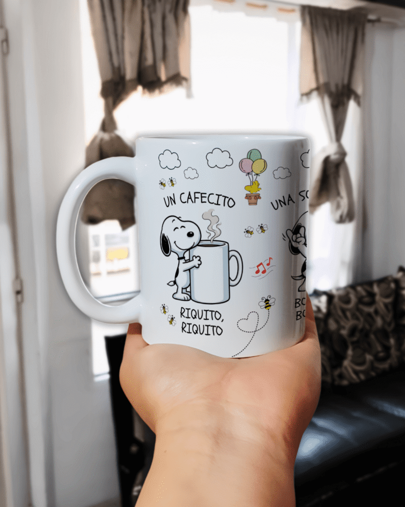 Mug Personalizado Snoopy Bonito Bonito