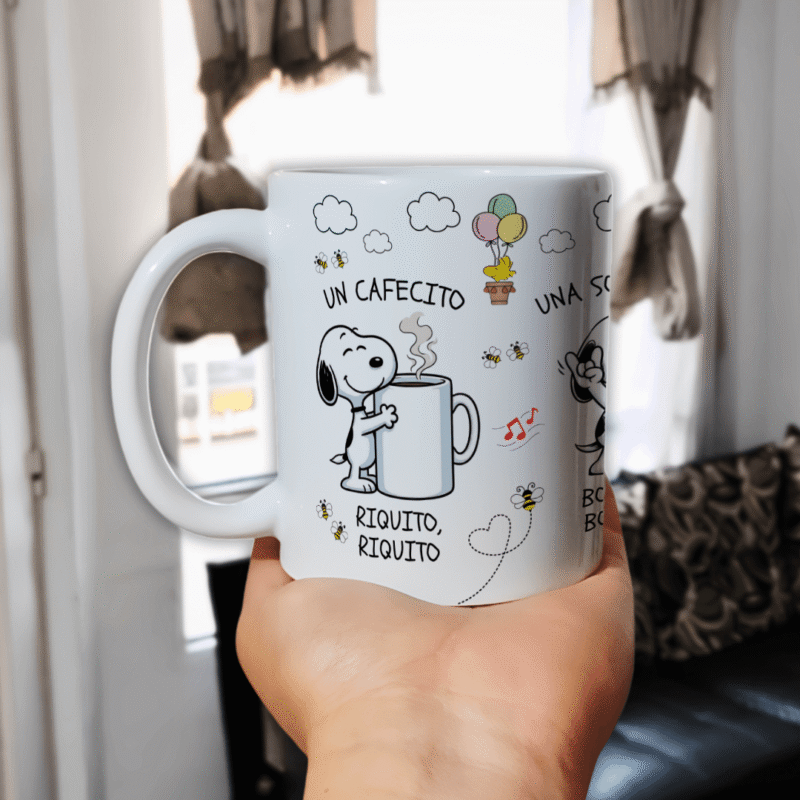 Mug Personalizado Snoopy Bonito Bonito