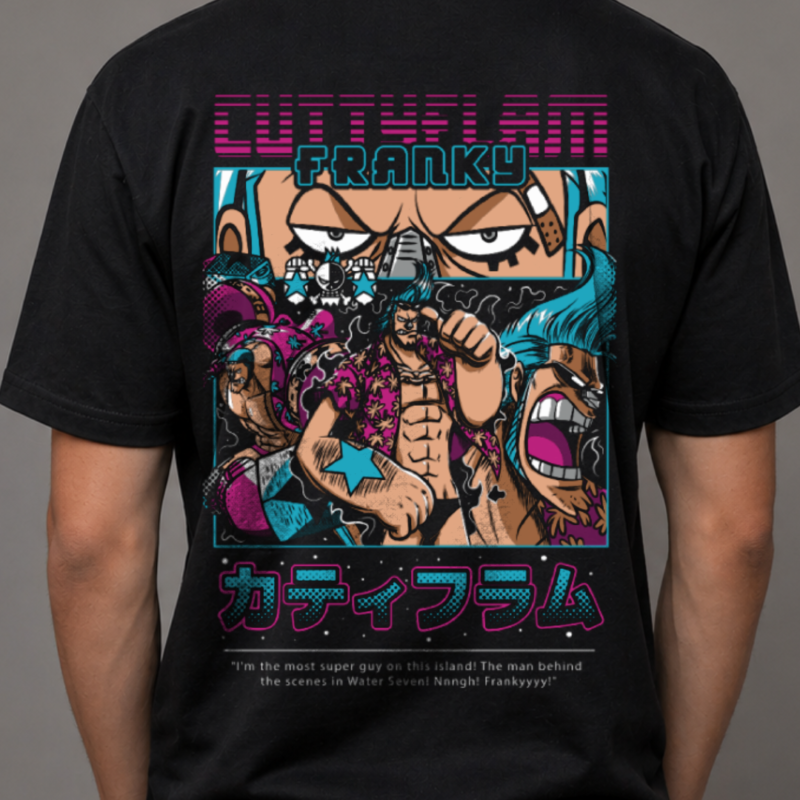 Camiseta estampada franky one pice