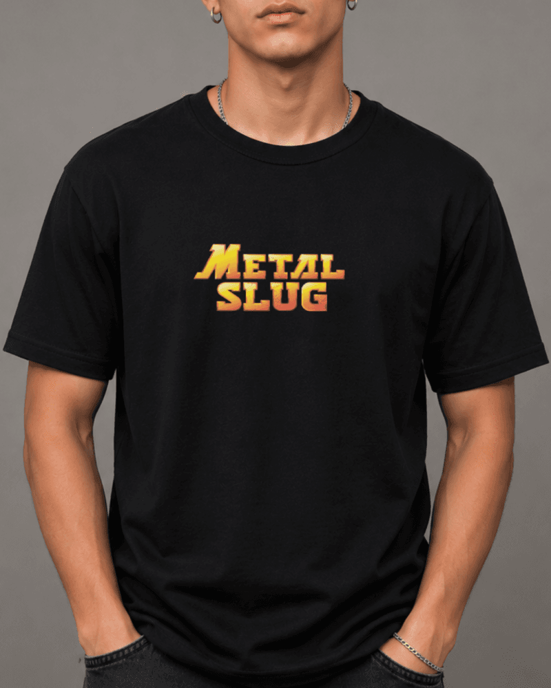 Camiseta Negra Metal Slug personalizada