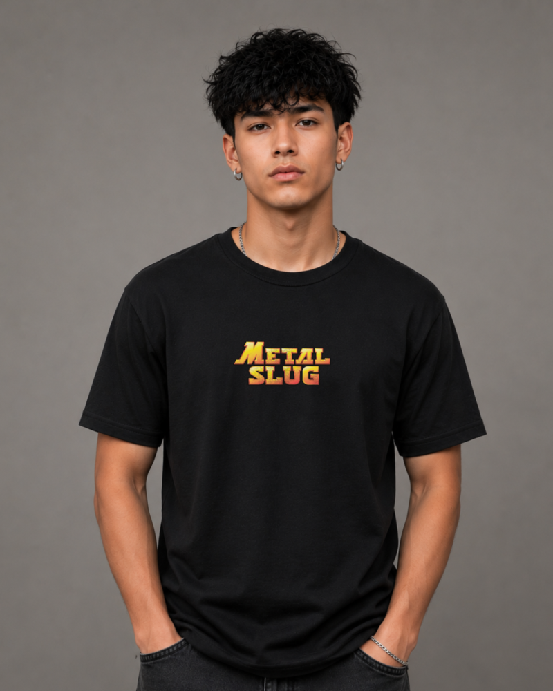 Camiseta estampada metal slug