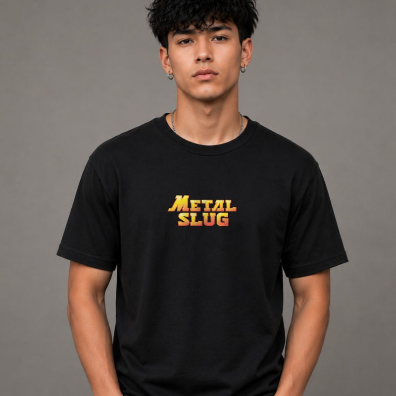 Camiseta estampada metal slug